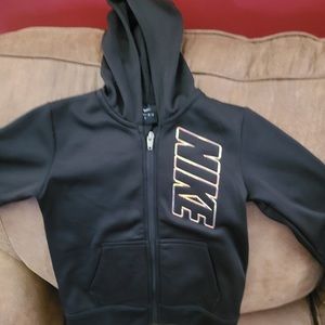 Nike kids zip up dry fit hoodie